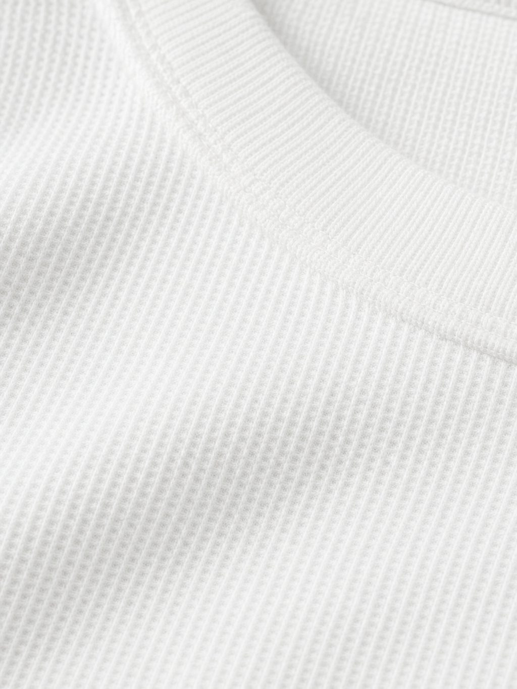 Classic Gridweave Box Fit Tee - Ivory