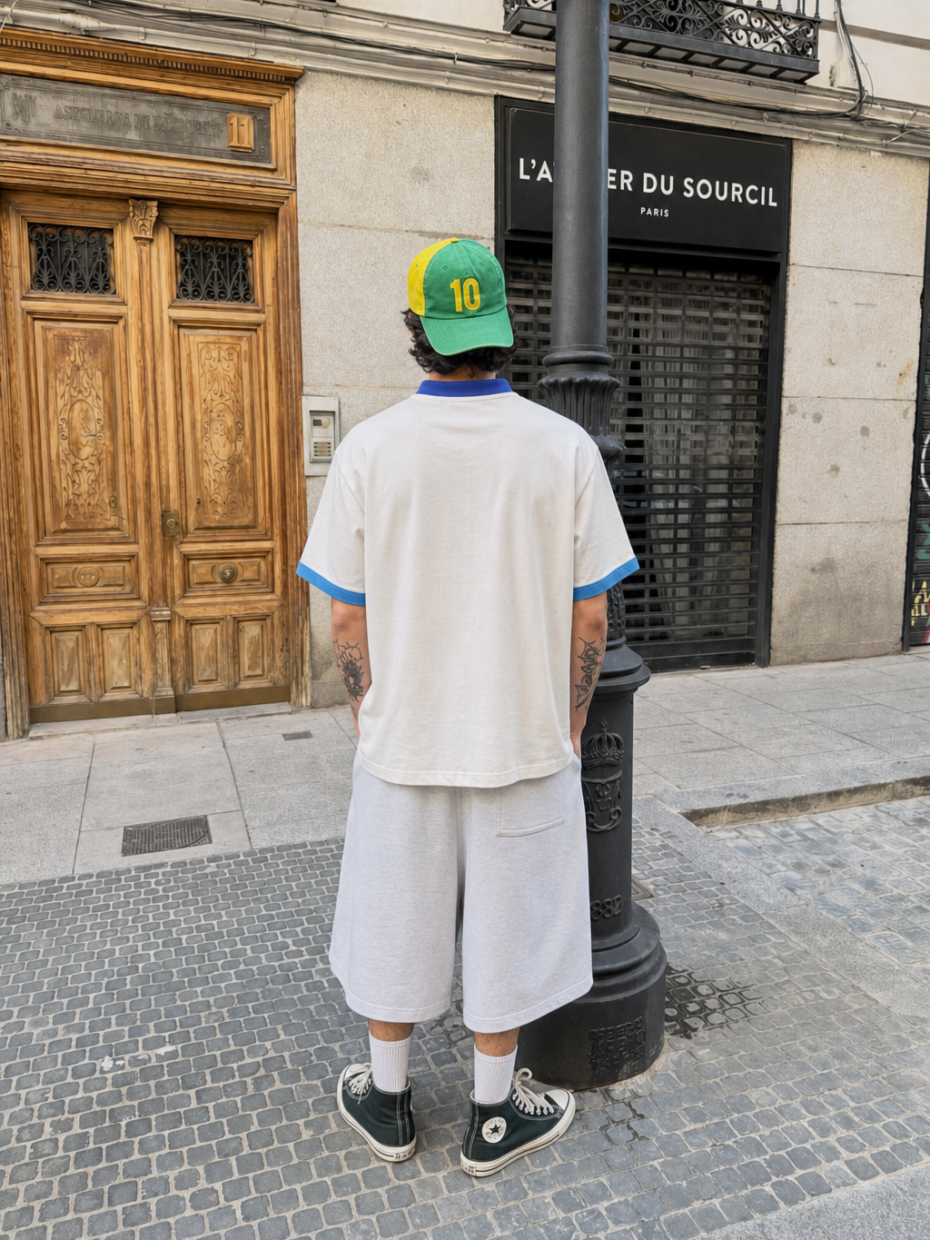 Margherita Classic '75 Ringer Tee - Sky Blue