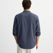 capri-linen-shirt-blue model back