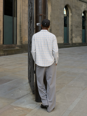 Ashford Plaid Shirt – Coastal Check – model back