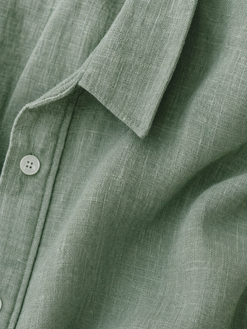 Resort Airweave Shirt – Eucalyptus – close-up detail