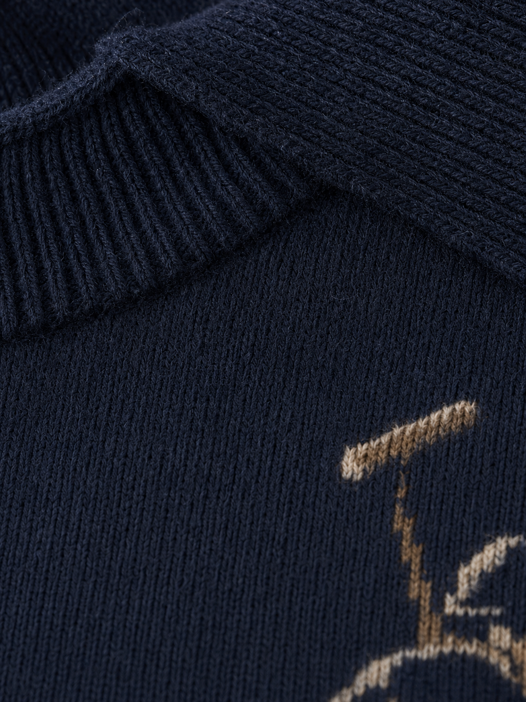 Polo Club Rider Quarter Zip T-shirt - Midnight Navy
