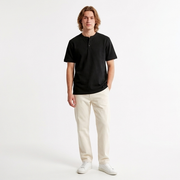Rothmere Classic Henley T-Shirt - Noir
