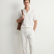 linen-pants-white model front