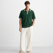 monaco-knit-polo-deep-navy-copy model front