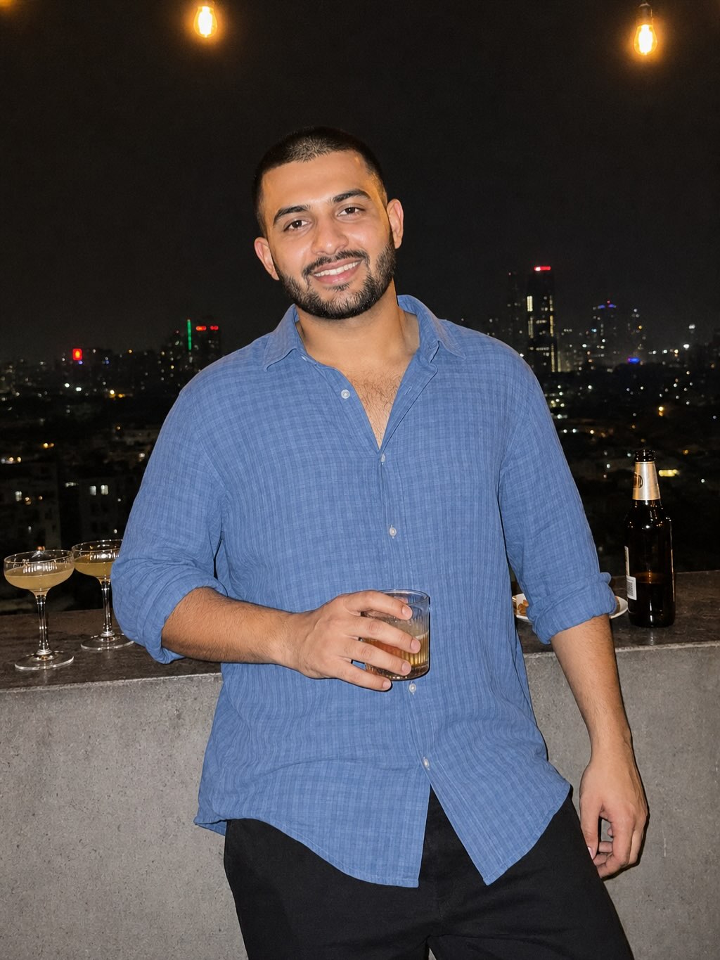Rooftop blue