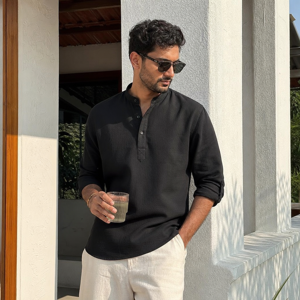 Black linen edit